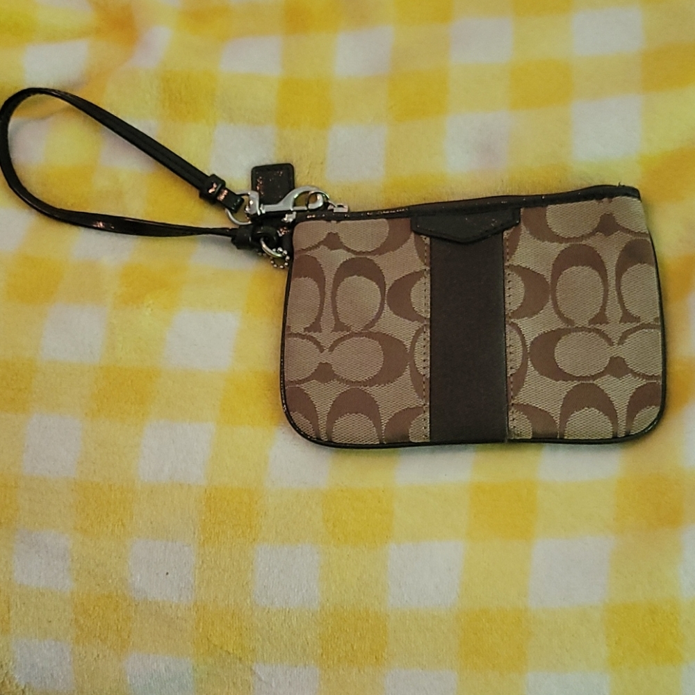Coach small wristlet